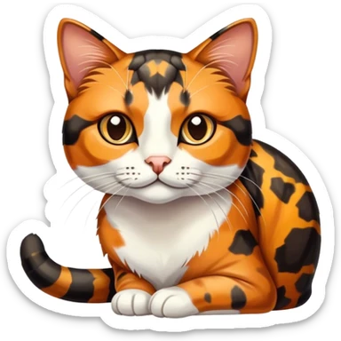 Tortoise shell cat  sticker
