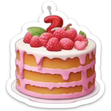 26 february cake sticker