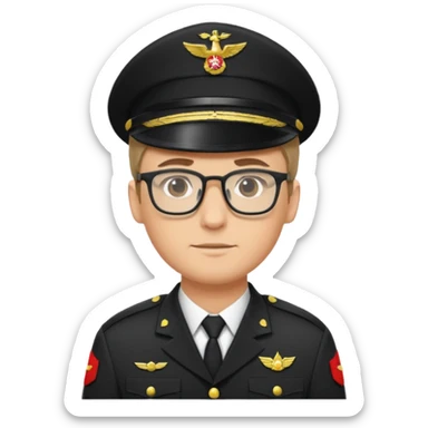 soldier wtih glasses and body sticker