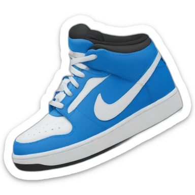 Short Nike bleu sticker