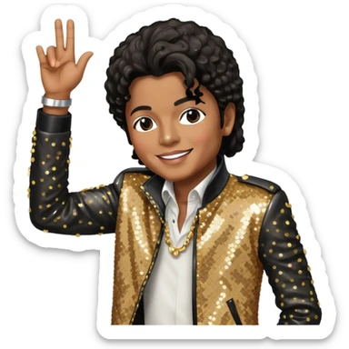 michael jackson dabbing sticker