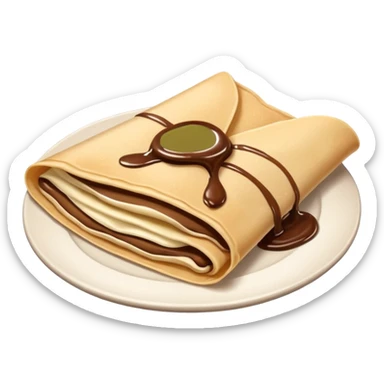 crepe nutella sticker