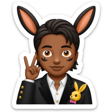 Playboy Carti sign yvl sticker