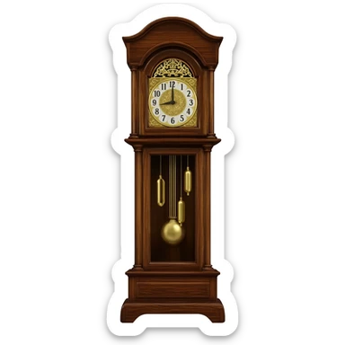 Grandpafather clock sticker