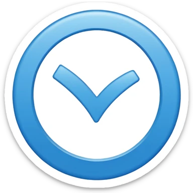 Verification icon sticker
