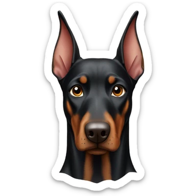 doberman  sticker