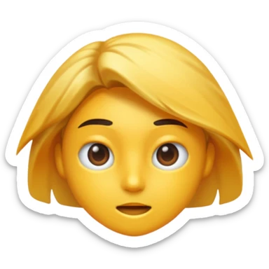 A blurry photo becoming sharp. sticker