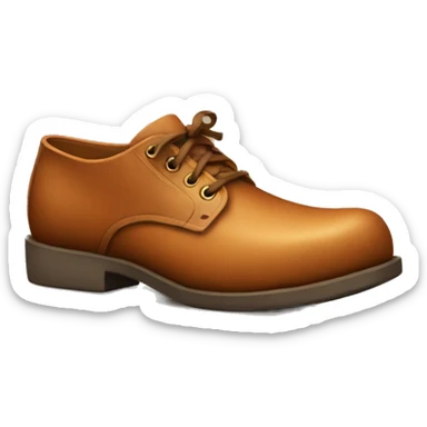 leather shoes sticker