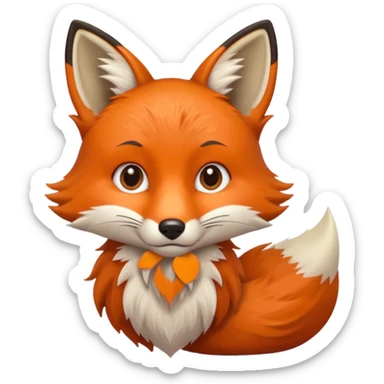 photographer  fox sticker