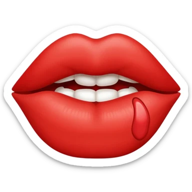 Labbra bacio sticker