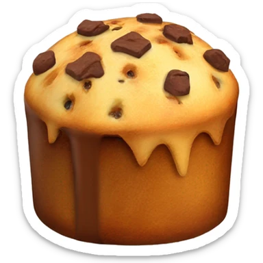 Panettone relleno de chocolate  sticker