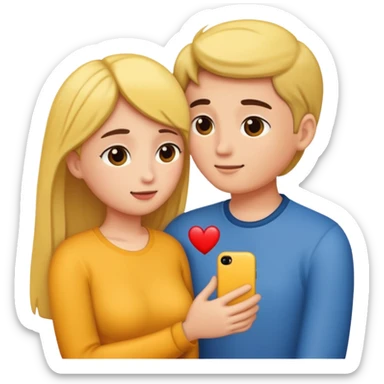 Couple being intimate  sticker