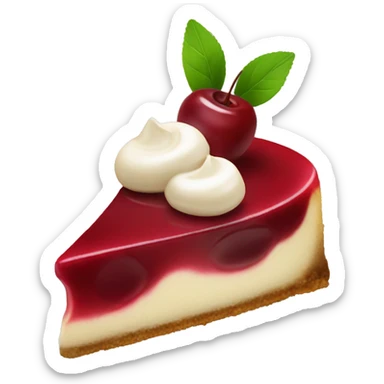 Cherry cheesecake  sticker