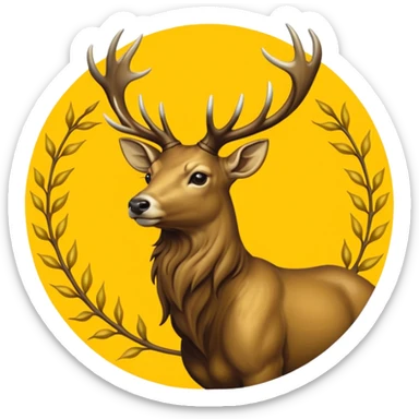 atannis baratheon sigil sticker