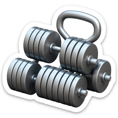 Peso de academia sticker