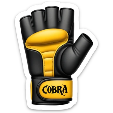 Cobra Kai fist with the name Luke  sticker