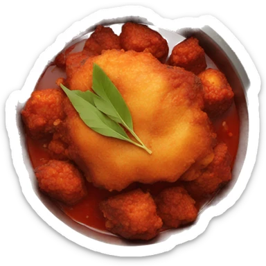 Ghee roast indian dish sticker