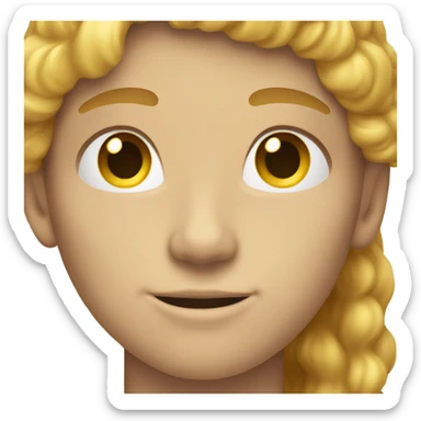 A honey haired boy about 16 y/o sticker