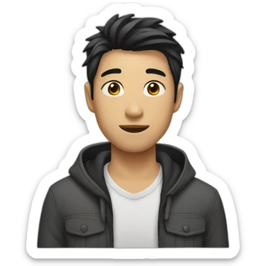 Asian boyfriend sticker