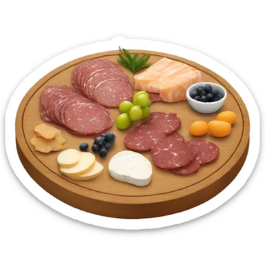Charcuterie board sticker
