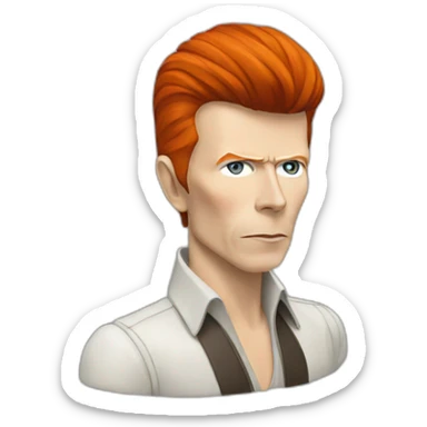 david bowie heroes sticker