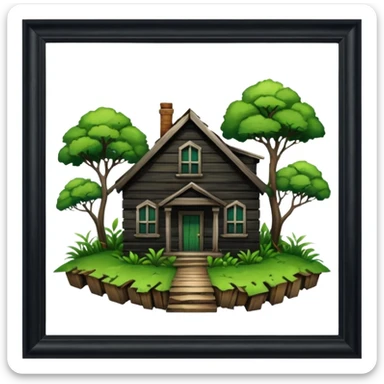 Casas abandonadas sticker