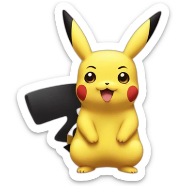 Pikachu coquin sticker