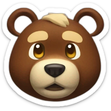 animal crossing tom nook sticker