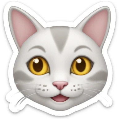 Sorriso gato da alice no país das maravilhas sticker