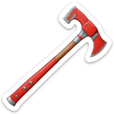 fireman's ax sticker