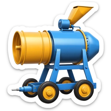 concrete mixer sticker