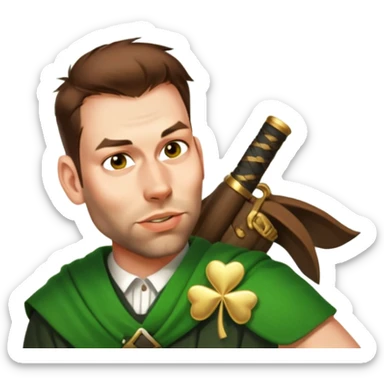 Wearing a Green Kilt sticker