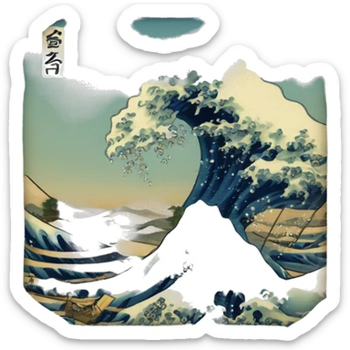 WKE HOKUSAI KYIV sticker