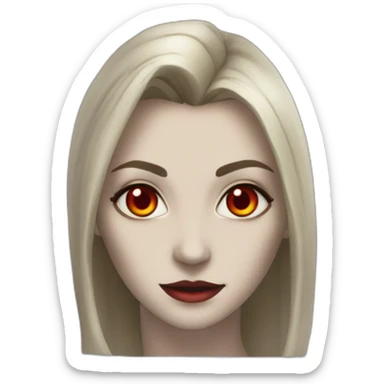 Sylvanas-with-whiteskin-red-eyes sticker