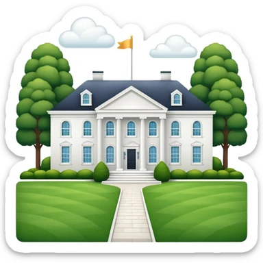 nice big house sticker