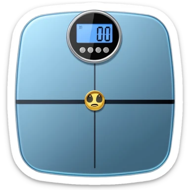 scale going down fat loss sticker