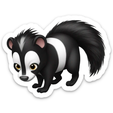 Drunk skunk sticker