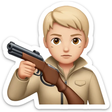 shooting my shot sticker