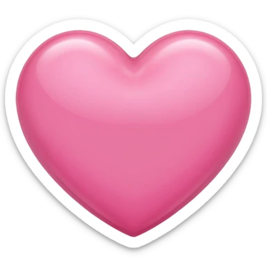 Cœur rose  sticker