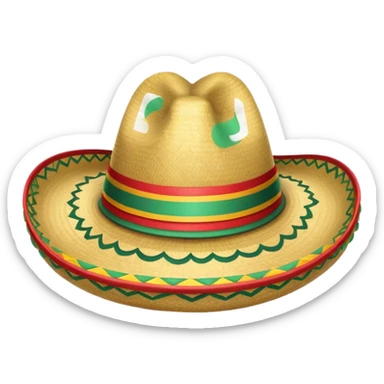mexican sombrero sticker