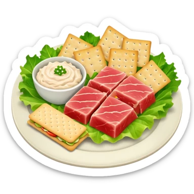 Tuna plate sticker