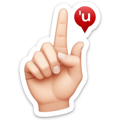 pointing finger towards viewer with YOU text sticker