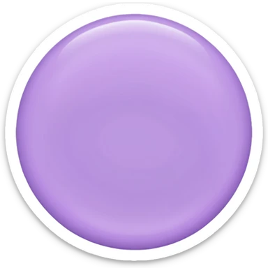 Light purple circle emoji  sticker