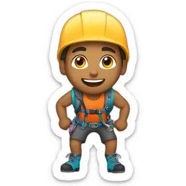 Rock Climber sticker