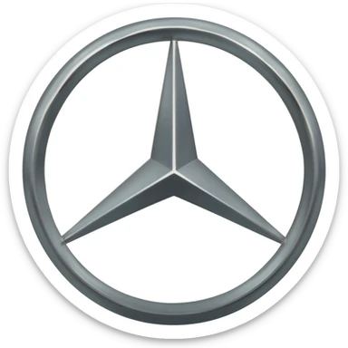 Make a Mercedes logo, Make it small, make it so I can copy and paste it into my TikTok bio sticker