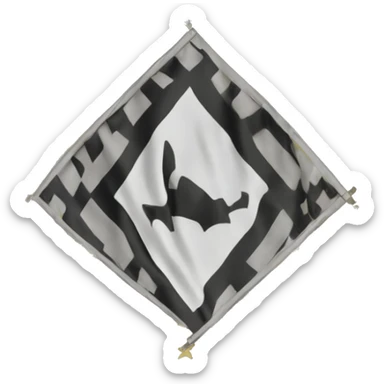 gothique flag sticker