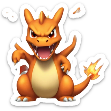 charizard angry sticker