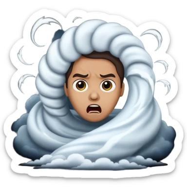 Tornado that sucks up children  sticker