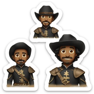 The 3 musketeers sticker