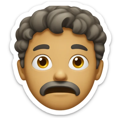 Guy salivating  sticker